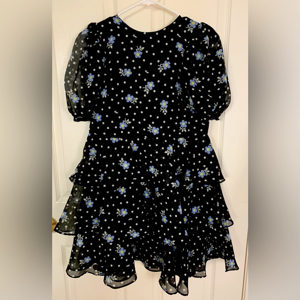 NWT Sandy Liang x Target Floral Print Short Sleeve Tiered Dress